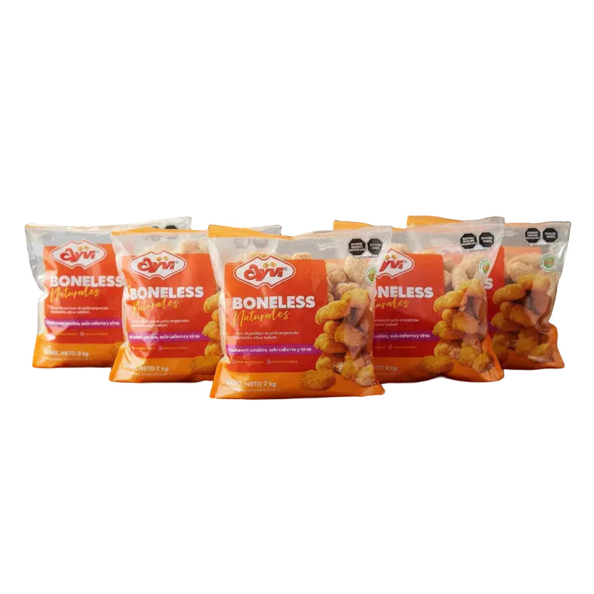 AYVI Boneless de Pechuga de Pollo 10 kg | 5 Bolsas de 2 kg
