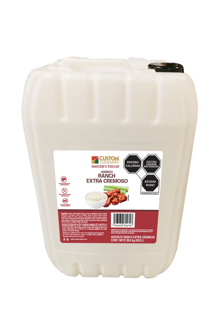 CUSTOM Aderezo Ranch Bidon 20 Kg.