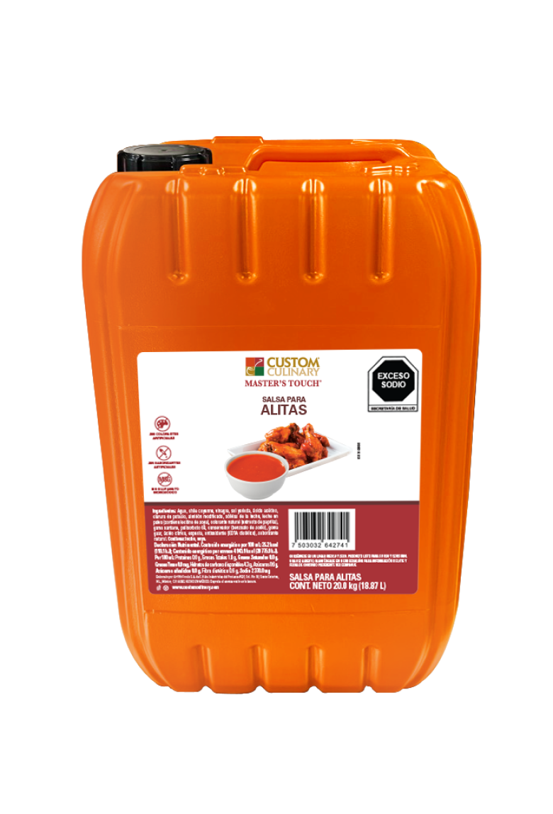 CUSTOM Salsa para Alitas Bidón 20 Kg.