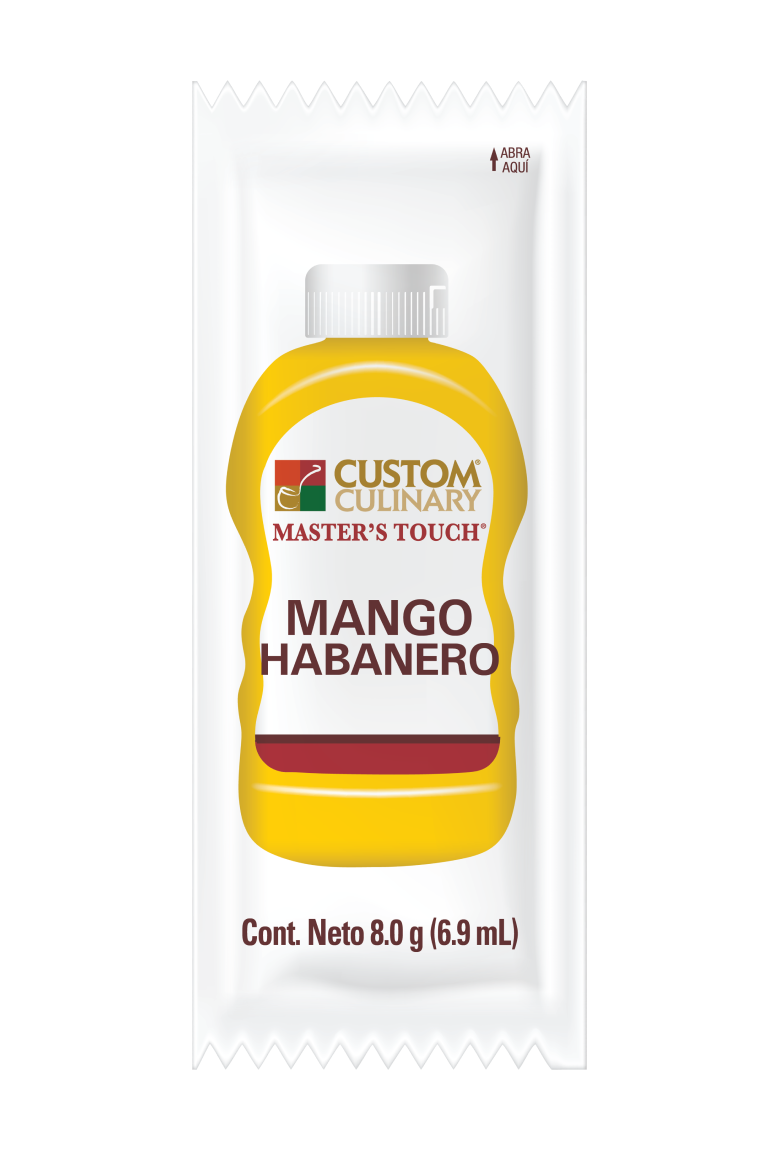 CUSTOM Salsa P Alitas Mango Hab 204 sobres