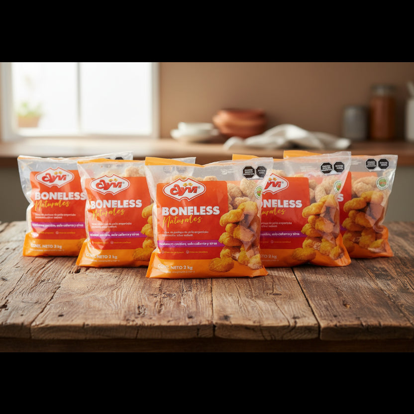 AYVI Boneless 10 kg. 100% pechuga de pollo | 5 bolsas de 2 kg.