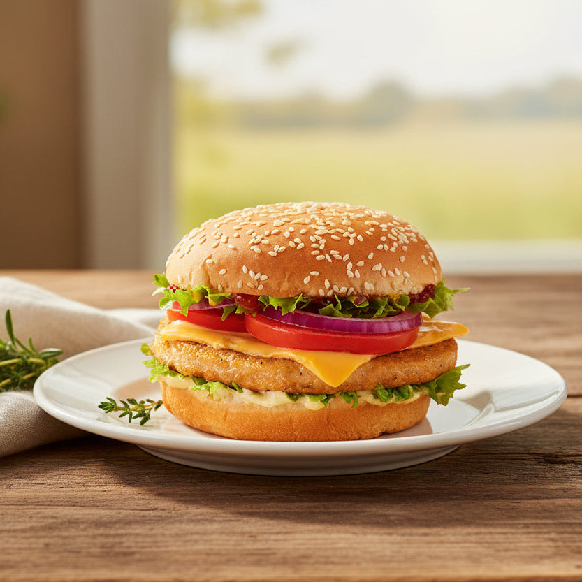 BACHOCO hamburguesas de POLLO | Bolsa de 2 kg.