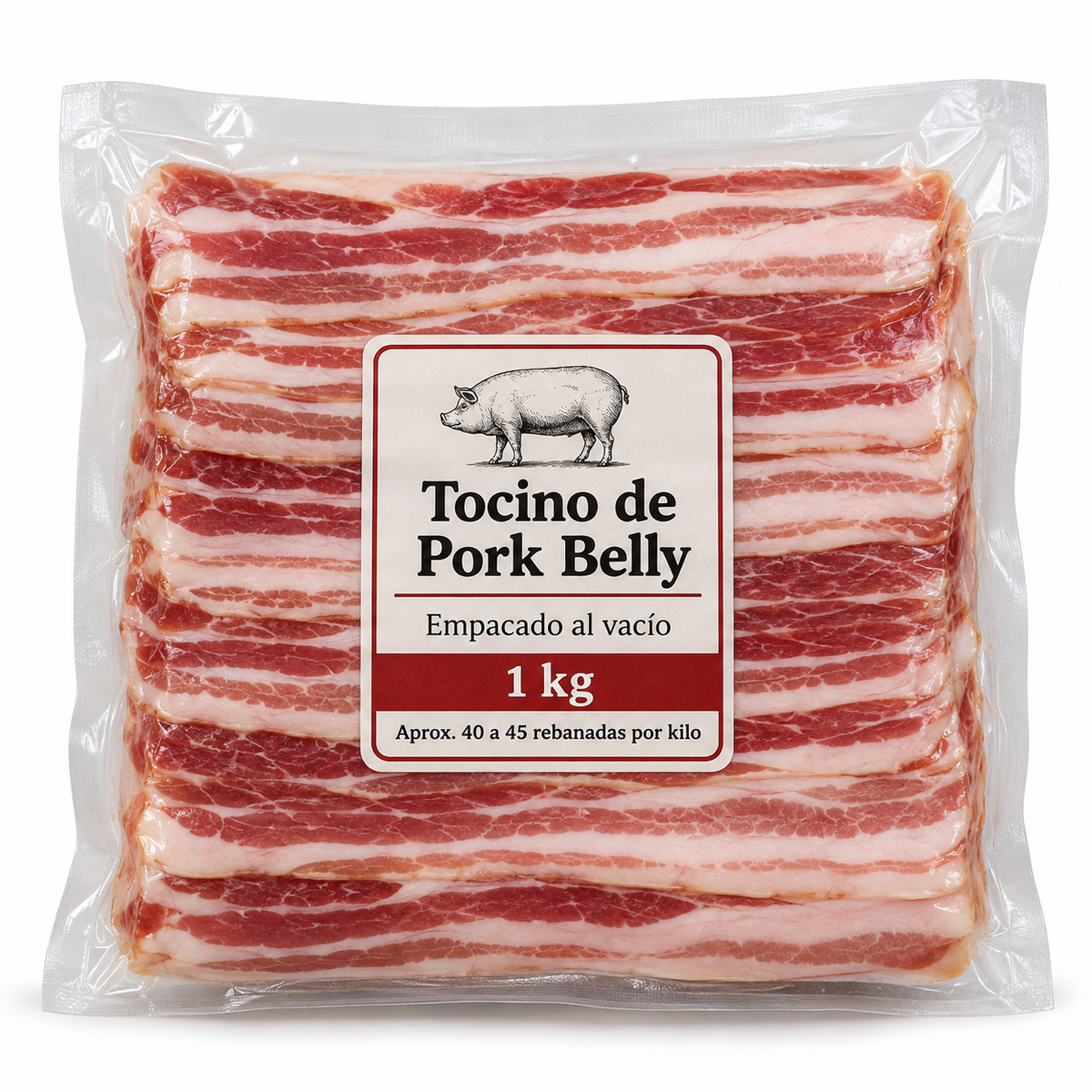 SULTÁN Tocino Ahumado de Panceta de Cerdo Rebanado 1 kg