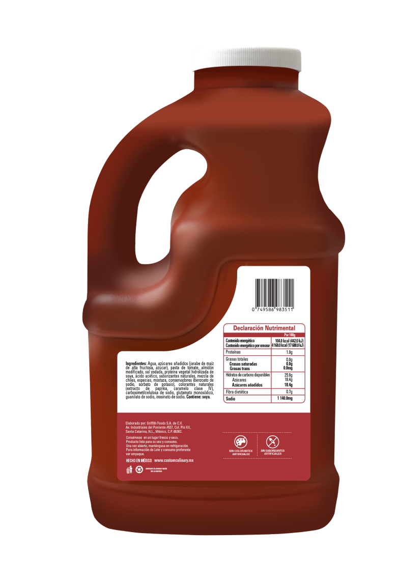 CUSTOM Salsa BBQ 4 Kg.