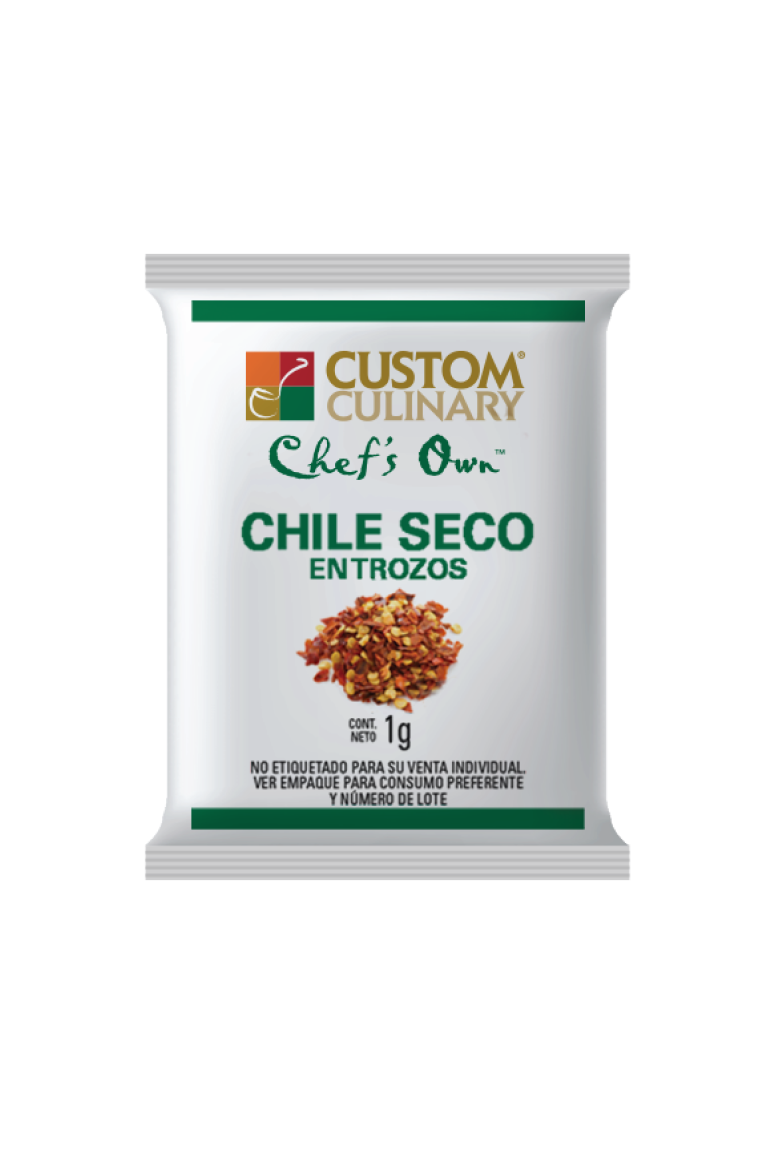 CUSTOM Chile seco porcionados 1000 sobres