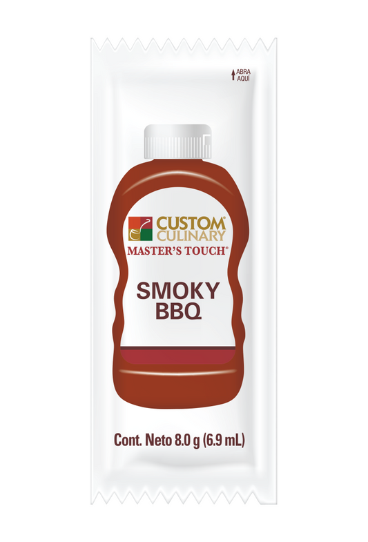 CUSTOM Salsa Smoky BBQ 204 sobres
