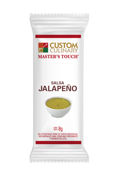 CUSTOM Salsa Jalapeño porcionado 204 sobres