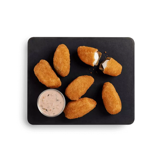 Brew City [McCain] Jalapeños con queso crema empanizados 1.36 kg.