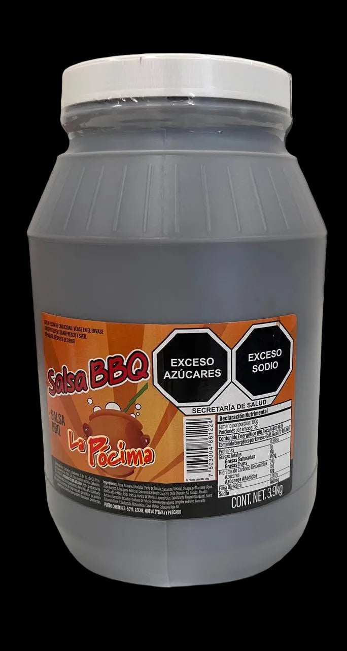 La Pócima. Salsa BBQ 3.9 kg.