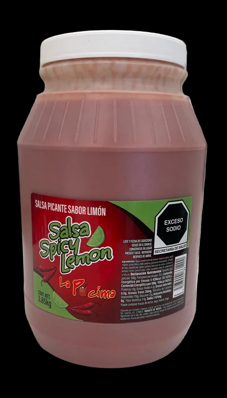 La Pócima. Salsa Spicy Lemon 3.85 kg.