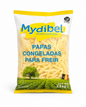 MYDIBEL Papas a la francesa corte recto 3/8" de 10 kg. (4 bolsas de 2.5 kg.)