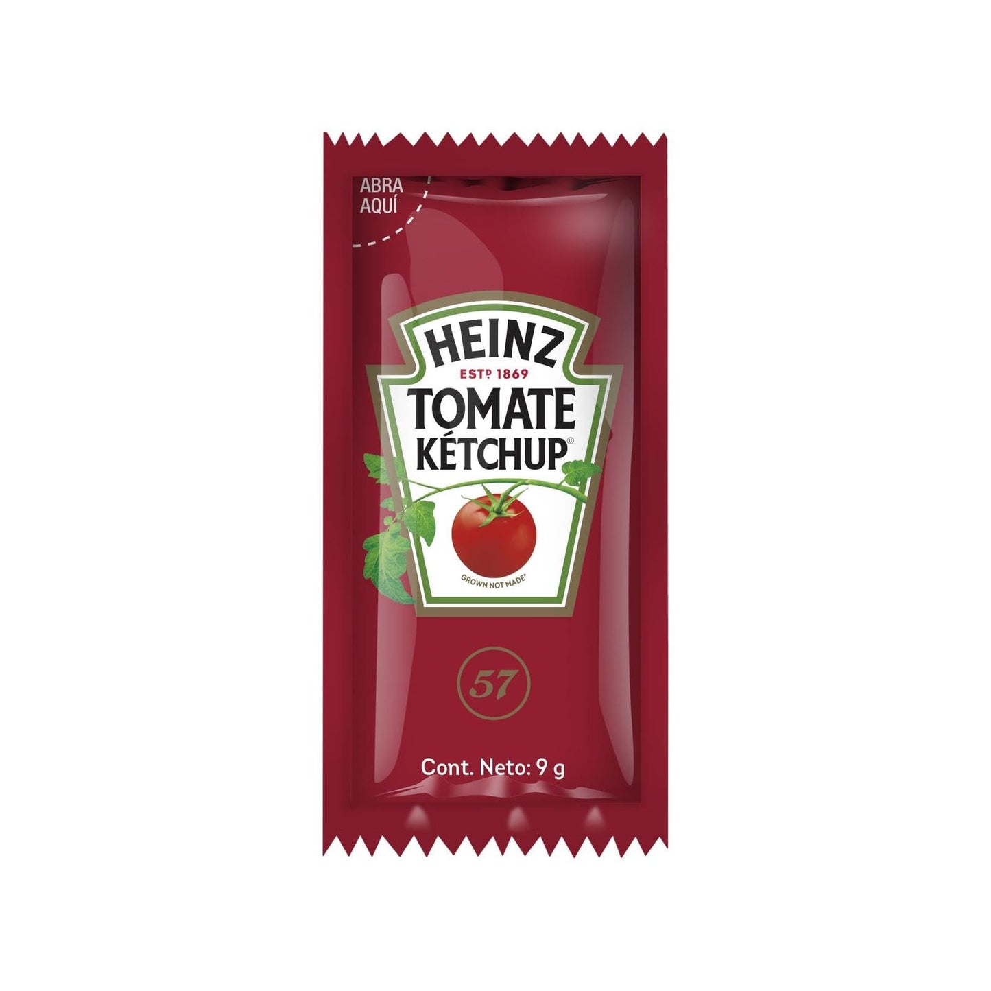 HEINZ CATSUP porcionados con 200 sobres