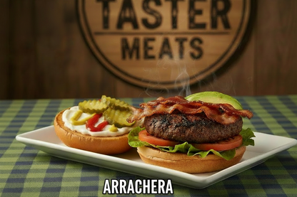 TASTER MEATS  Arrachera Caja de 30 piezas de 150 grs. (4.5 kg.)