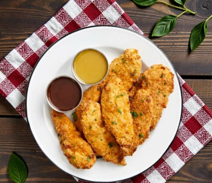 TYSON Tenders de pollo empanizado 9.07 Kg.  CAJA