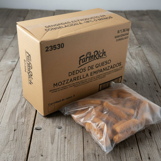 Dedos de queso FarmRich Caja 8 Bolsas de 1.36kg