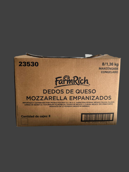 Dedos de queso FarmRich Caja 8 Bolsas de 1.36kg