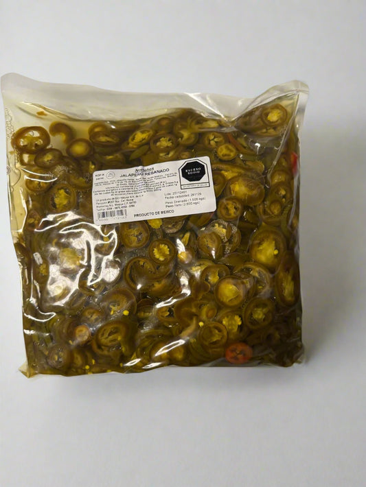 Norteños Chiles Jalapeños en Rodajas 2.5 kgs