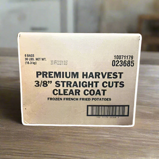 PREMIUM HARVEST papas corte 1/4x5/16  caja de 16kg