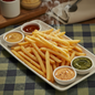 GOLDEN RIVER Shoestring 1/4" papas delgadas | 10 kg (4 bolsas de 2.5 kg)